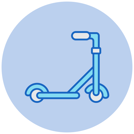 Kick Scooter Generic color lineal-color icon
