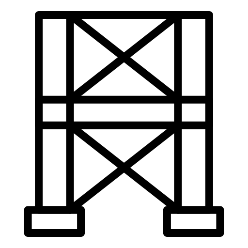 발판 Generic black outline icon