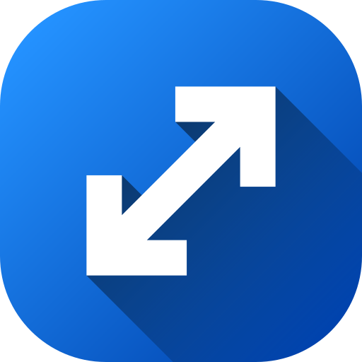 Double sided arrow Generic gradient fill icon