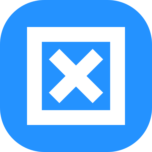 Delete button Generic color fill icon