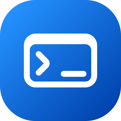 terminal Generic gradient fill icon