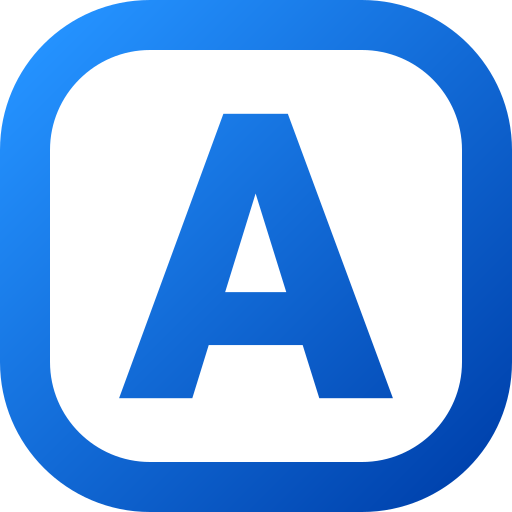 alfa Generic gradient outline ikona