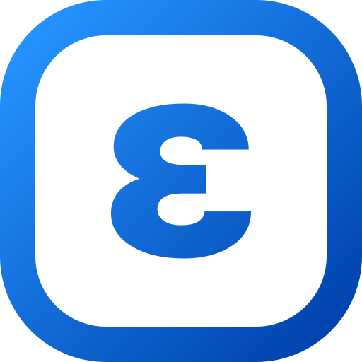 epsilon Generic gradient outline icona