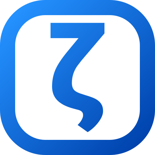 zeta Generic gradient outline icono