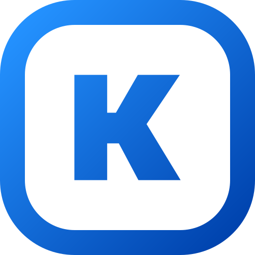 Kappa Generic gradient outline icon