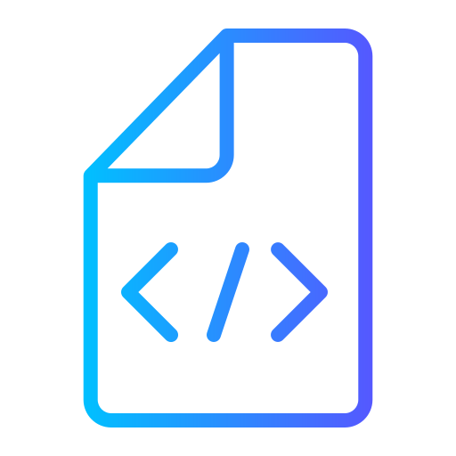 Coding Generic gradient outline icon