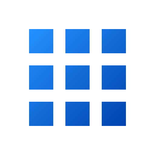 App drawer Generic gradient fill icon