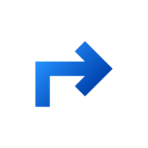 Forward Generic gradient fill icon