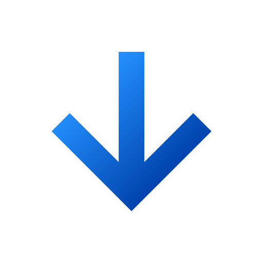 Down arrow Generic gradient fill icon