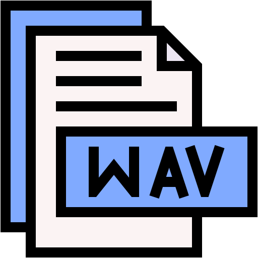 wav Generic color lineal-color icon
