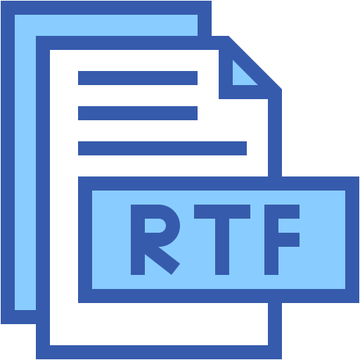 rtf Generic color lineal-color icono