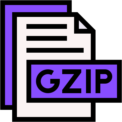 gzip Generic color lineal-color icona