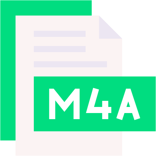 m4a Generic color fill icon