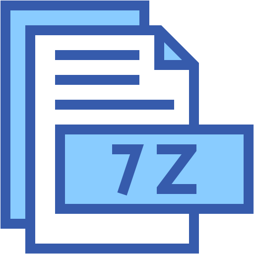 7z Generic color lineal-color icon