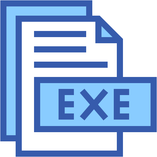 exe拡張子 Generic color lineal-color icon