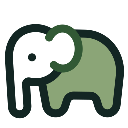 l'éléphant Generic color lineal-color Icône