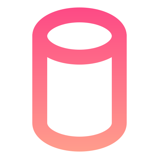 Cylinder Generic gradient outline icon