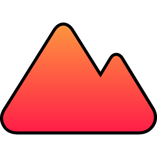 山 Generic gradient lineal-color icon