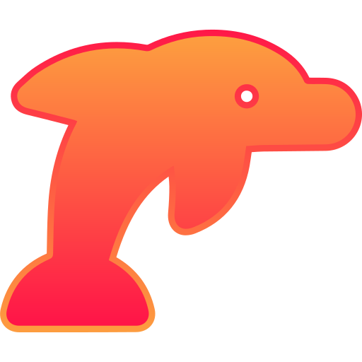 delfino Generic gradient lineal-color icona