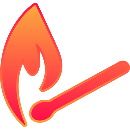 fuego Generic gradient lineal-color icono