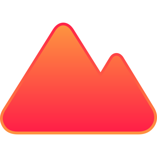 montaña Generic gradient lineal-color icono