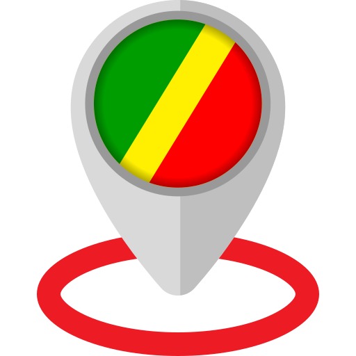 コンゴ Generic color fill icon