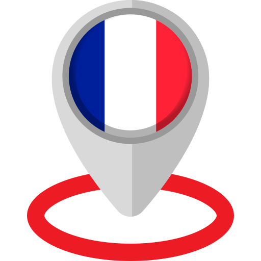프랑스 Generic color fill icon