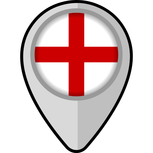 England Generic color lineal-color icon