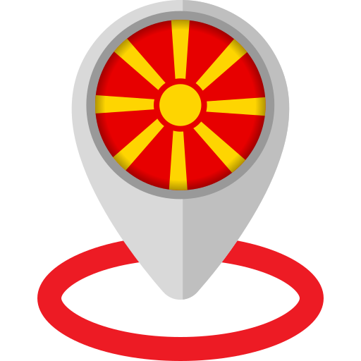 macedonia północna Generic color fill ikona