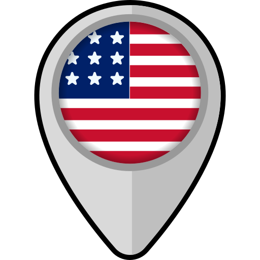 United States Generic color lineal-color icon