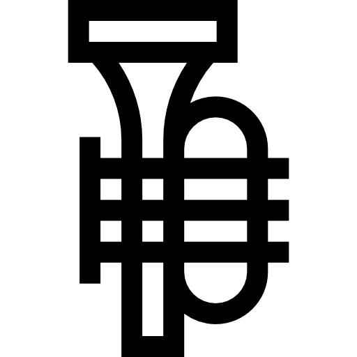 tuba Basic Straight Lineal icono