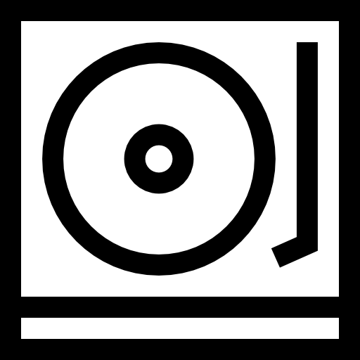 턴테이블 Basic Straight Lineal icon