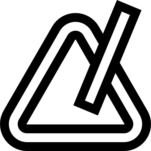 Треугольник Basic Straight Lineal иконка