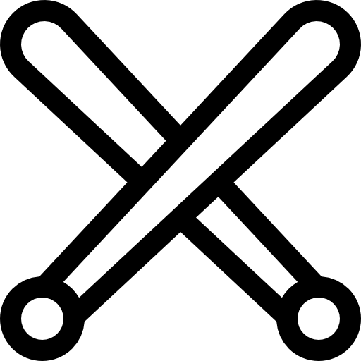 ドラムスティック Basic Straight Lineal icon