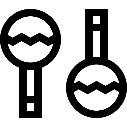 maracas Basic Straight Lineal icono
