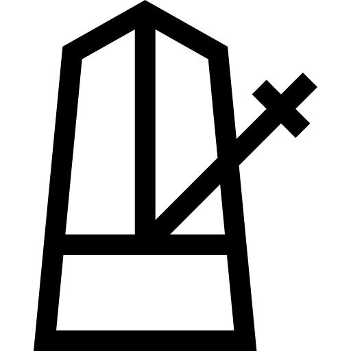 metronom Basic Straight Lineal ikona