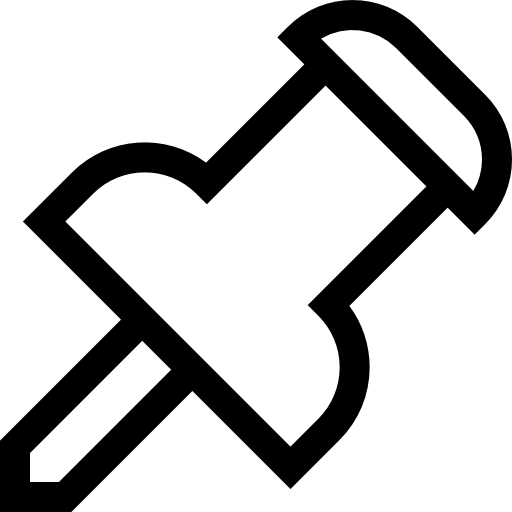 pinezka Basic Straight Lineal ikona