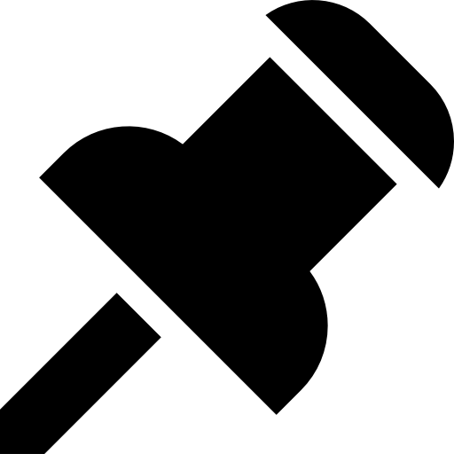 pinezka Basic Straight Filled ikona