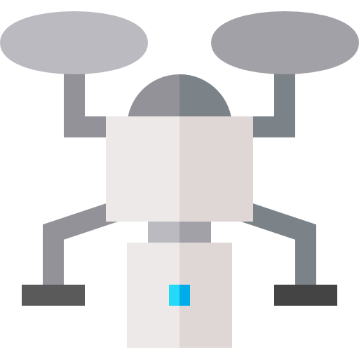 drone Basic Straight Flat icoon