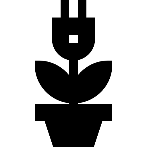 プラグ Basic Straight Filled icon