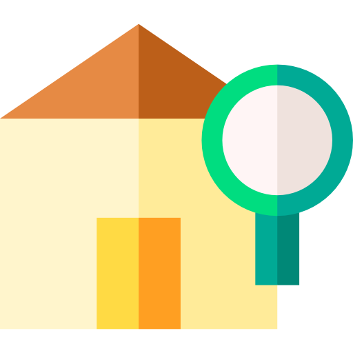 Недвижимость Basic Straight Flat иконка