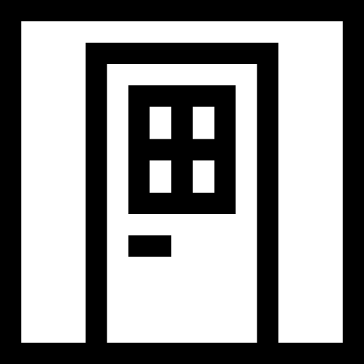 문 Basic Straight Lineal icon