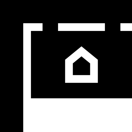 プラカード Basic Straight Filled icon