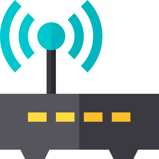 wi-fi Basic Straight Flat Ícone