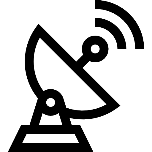 衛星 Basic Straight Lineal icon