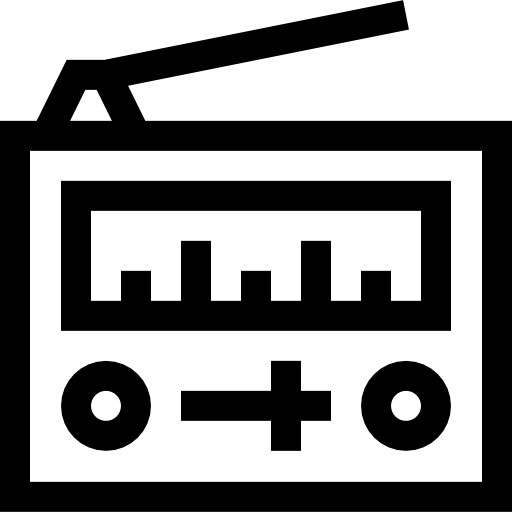 radio Basic Straight Lineal Icône