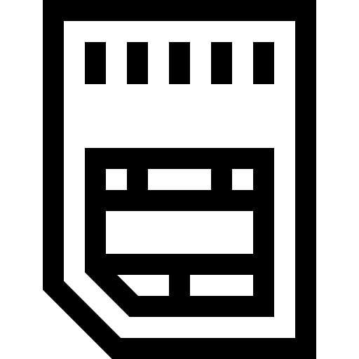 Sim card Basic Straight Lineal icon