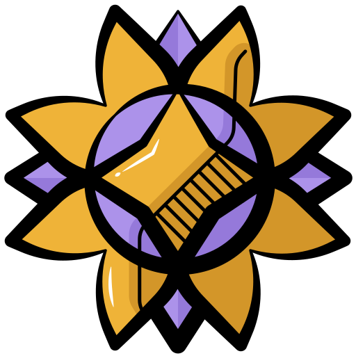 mandala Generic color hand-drawn icono