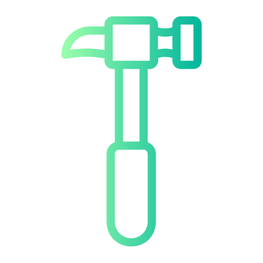 hammer Generic gradient outline icon
