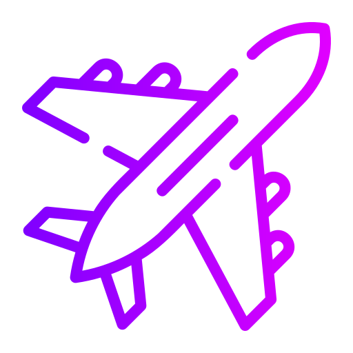 samolot Generic gradient outline ikona
